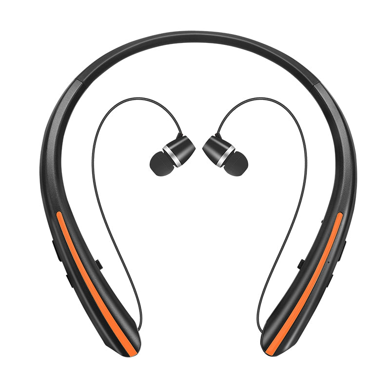 HX801 Náhlavní souprava na krk Bluetooth 5.0 Sluchátka se zatahovacími sluchátky pro Android iOS HX801 Náhlavní souprava na krk Bluetooth 5.0 Sluchátka se zatahovacími sluchátky pro Android iOS